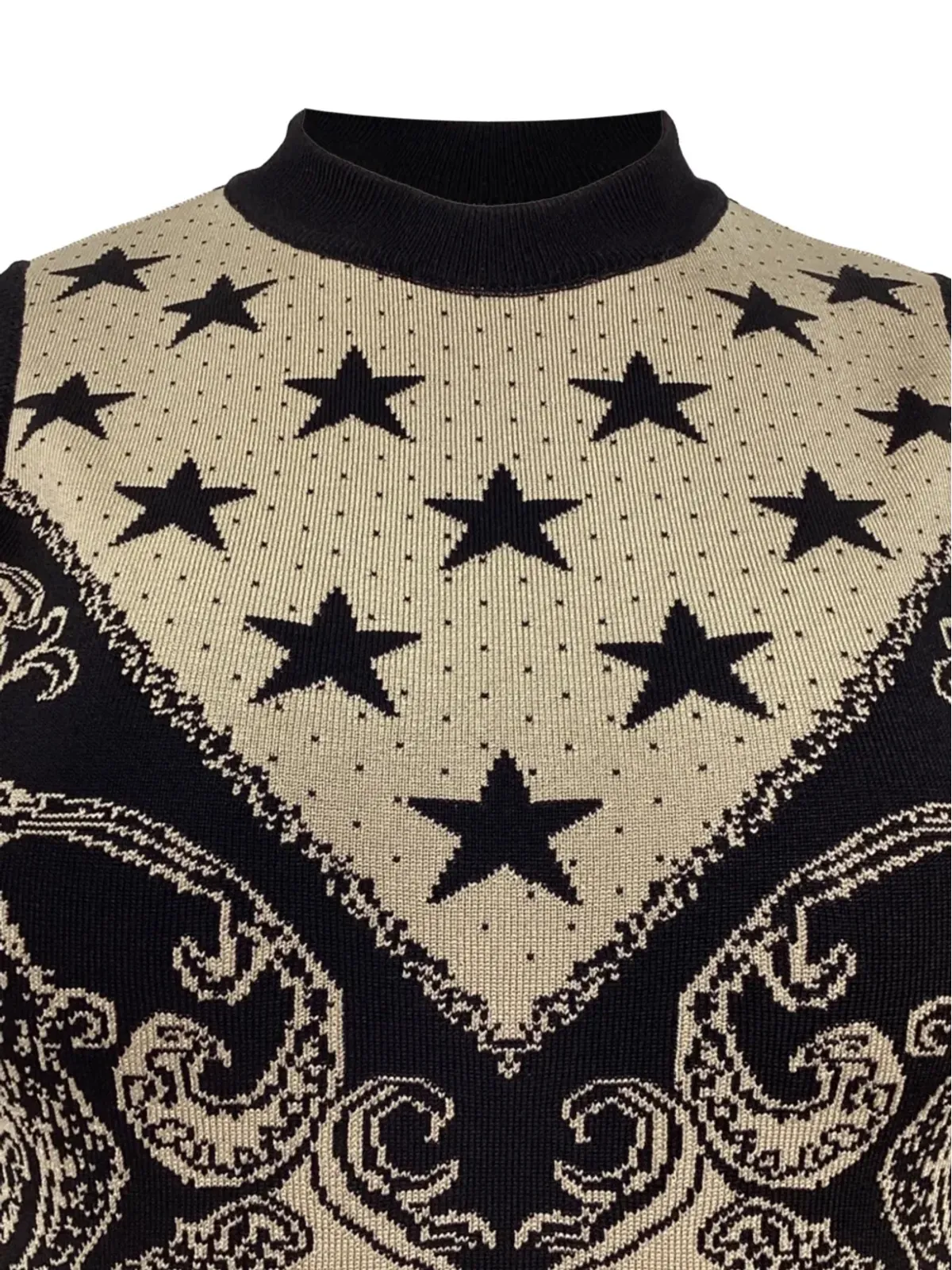 Balmain Pre-Owned モックネック ミニドレス - 画像4