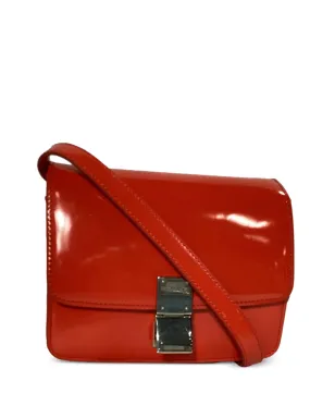Celine Pre-Owned クラシックボックス クロスボディバッグ レッド - サムネイル1