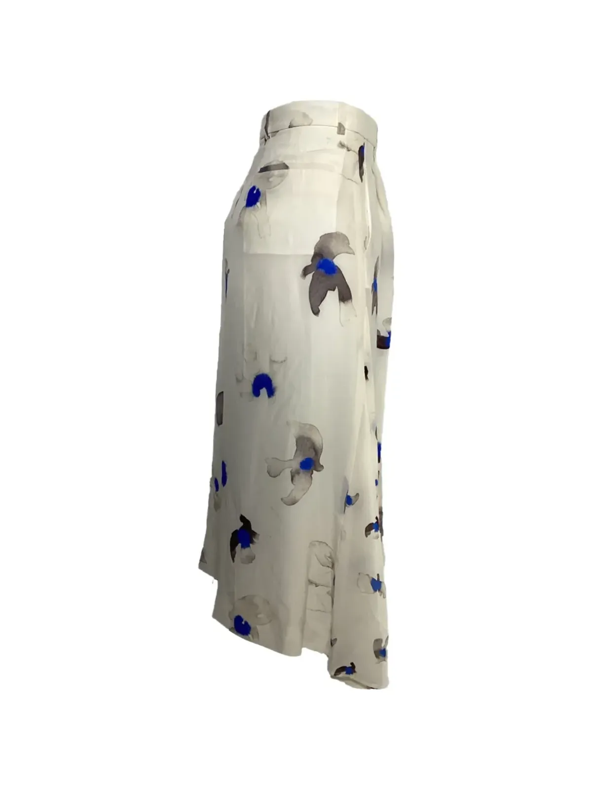 Nina Ricci Pre-Owned フローラルプリント ミディスカート - 画像3