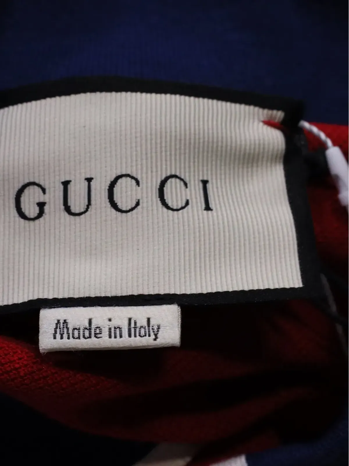Gucci ビンテージ サイドストライプ ポロトップ レッド - 画像5