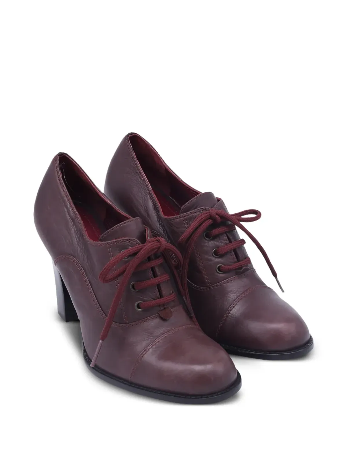 Marc Jacobs Vintage レースアップ ブロックヒール ブーツ - 画像2