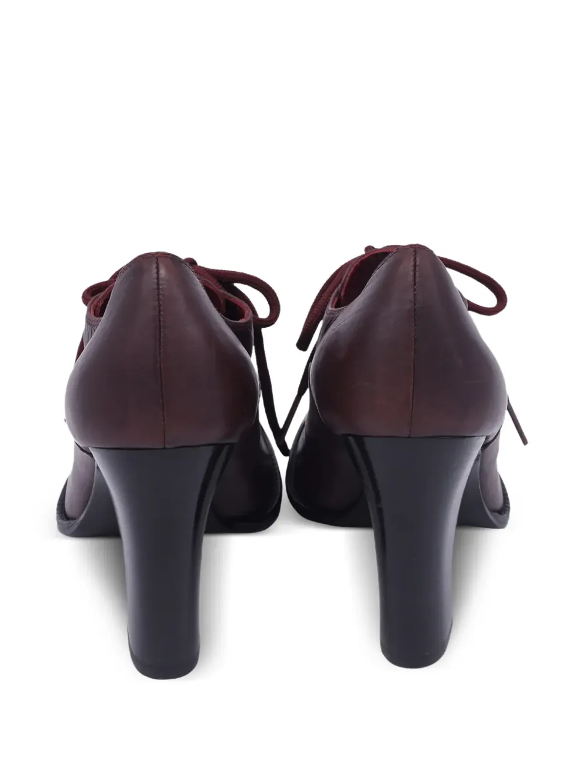 Marc Jacobs Vintage レースアップ ブロックヒール ブーツ - 画像3