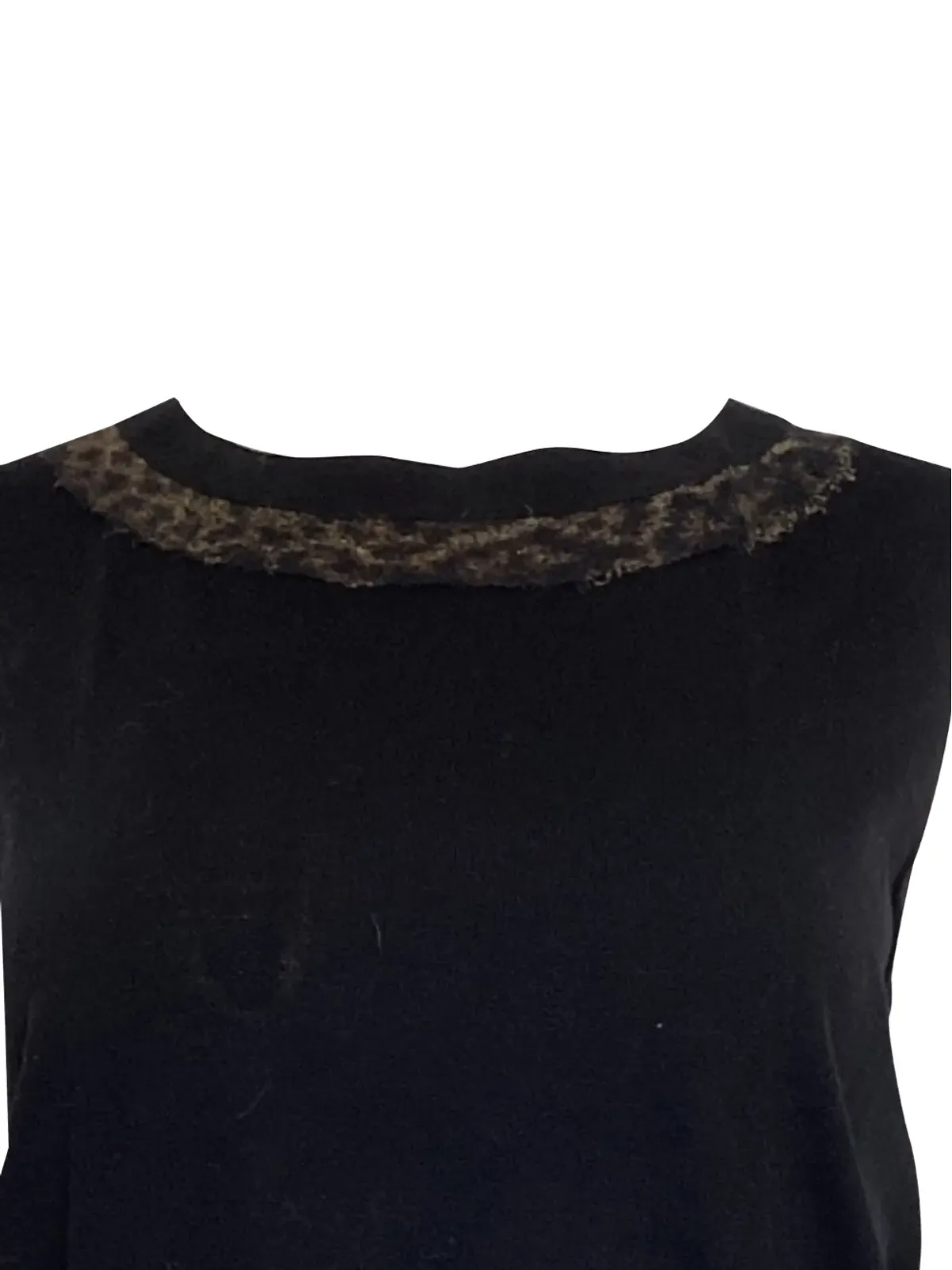 Saint Laurent Pre-Owned ニットタンクトップ - ブラック - 画像4