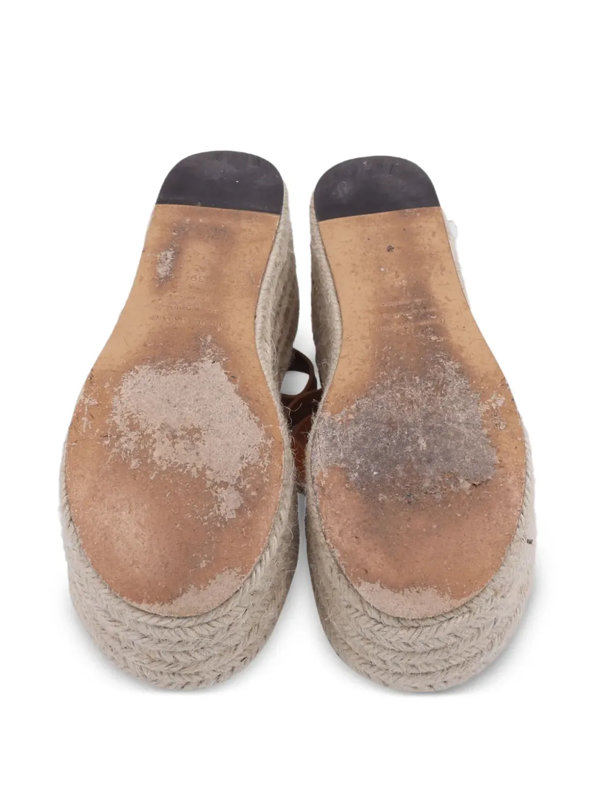 Isabel Marant Vintage アンクルストラップウェッジ・エスパドリーユ - 画像5