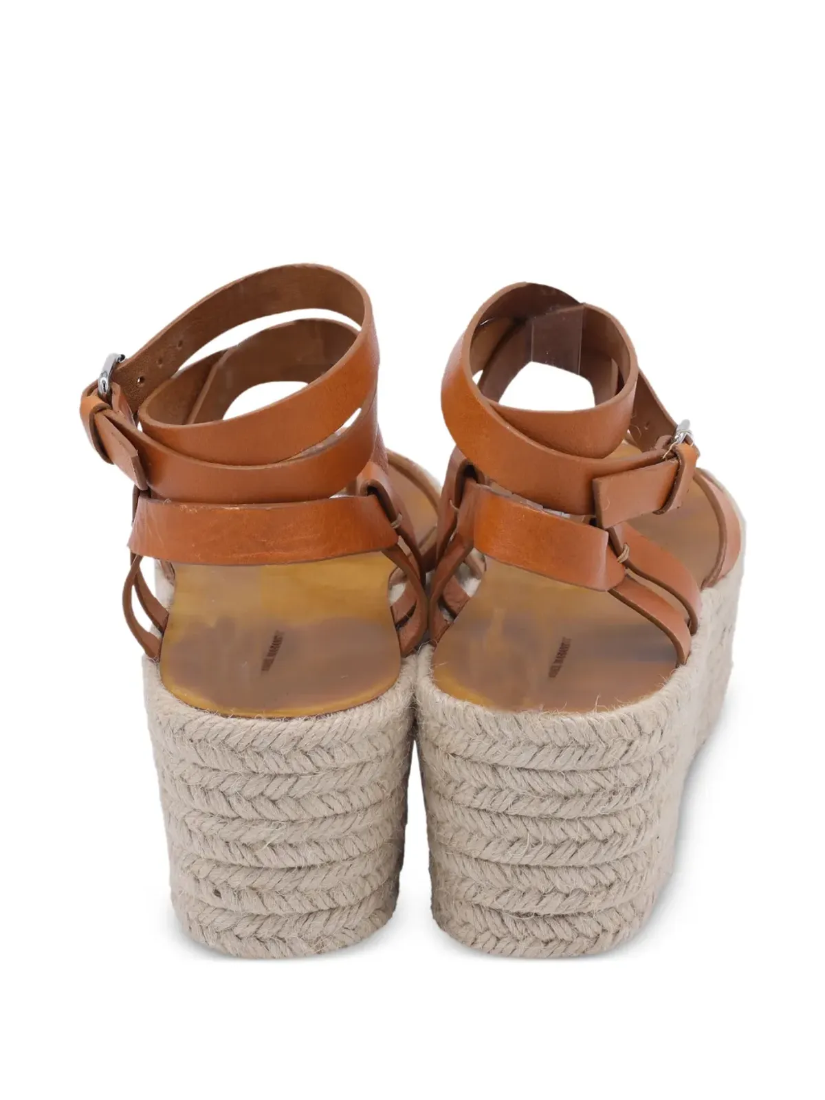 Isabel Marant Vintage アンクルストラップウェッジ・エスパドリーユ - 画像3
