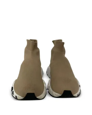 Balenciaga Pre-Owned Speed ロゴディテール スニーカー ブラウン - サムネイル2
