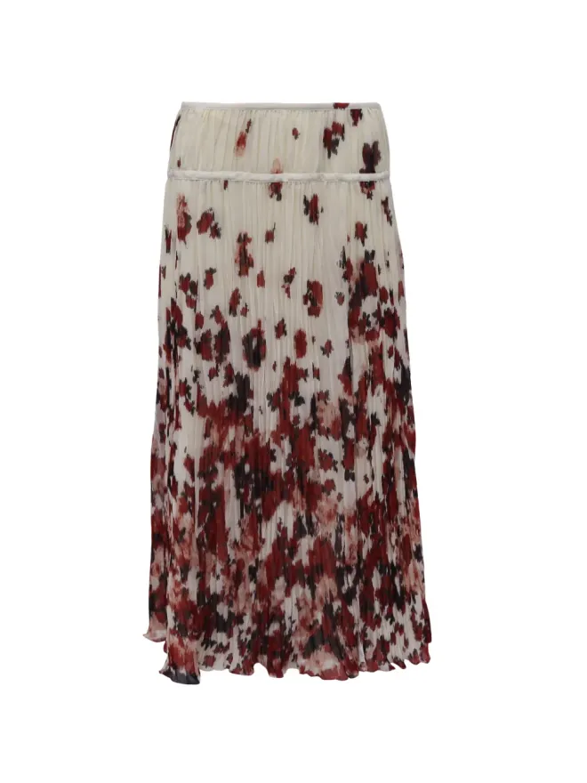 Altuzarra Altuzarra プリーツ花柄プリント ミディスカートの商品画像