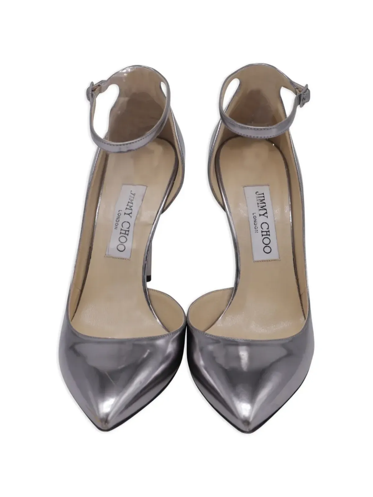 Jimmy Choo Pre-Owned ルーシー ポインテッドパンプス - Silver - 画像4