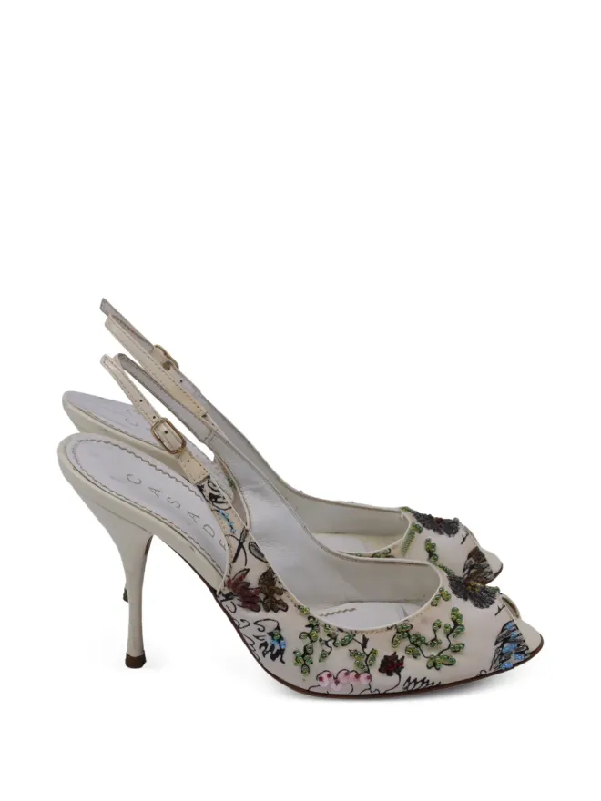 Casadei Vintage Casadei Vintage スリングバック・ペープトゥ・パンプスの商品画像