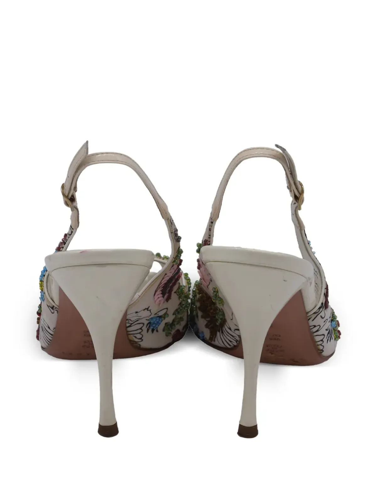 Casadei Vintage スリングバック・ペープトゥ・パンプス - 画像2
