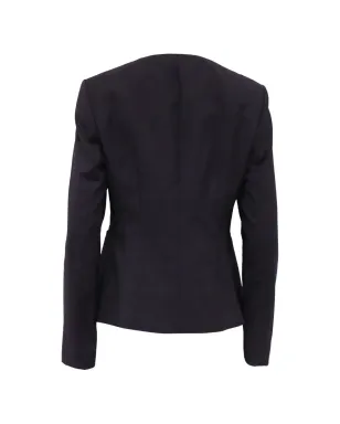 BOSS Jadela asymmetrical blazer - Black - サムネイル2