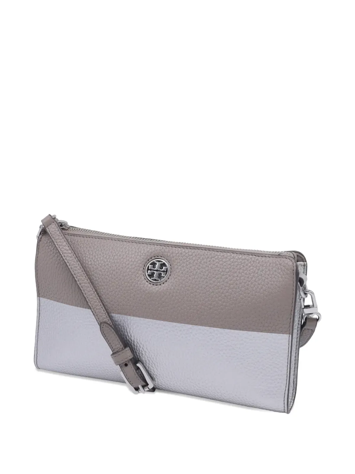 Tory Burch レザー カラーブロック クロスボディバッグ - 画像3