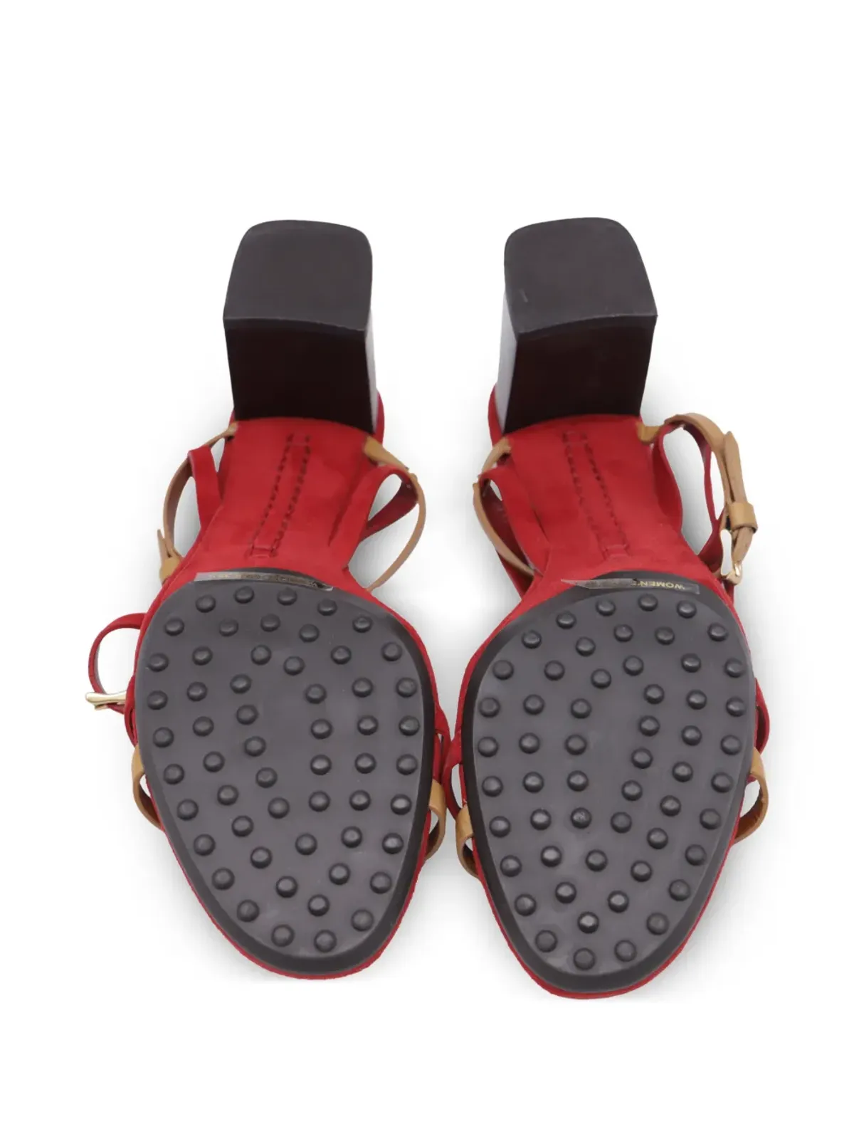 Tod's Vintage Tストラップ ブロックヒール サンダル - 画像5