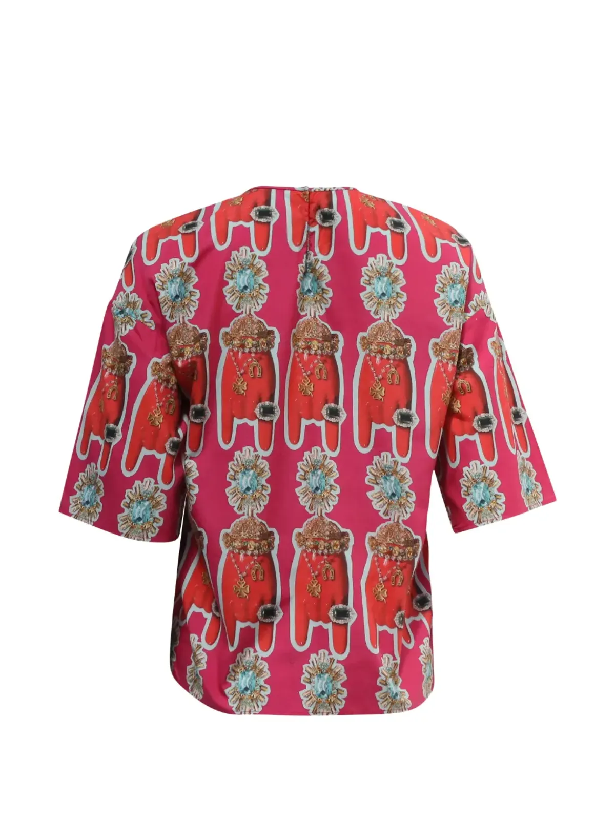 Dolce & Gabbana  ビンテージ クリスタルプリントTシャツ - 画像2