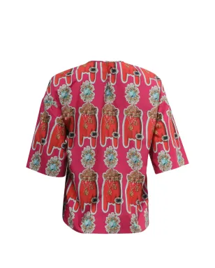 Dolce & Gabbana  ビンテージ クリスタルプリントTシャツ - サムネイル2