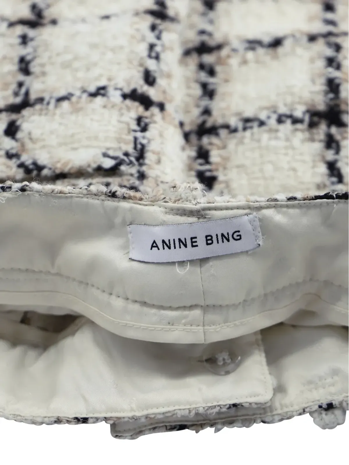 ANINE BING ツイード柄ショーツ - 画像3