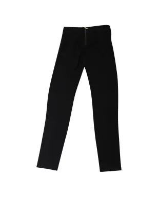 Burberry Pre-Owned Contour back zipパンツ - ブラック - サムネイル1