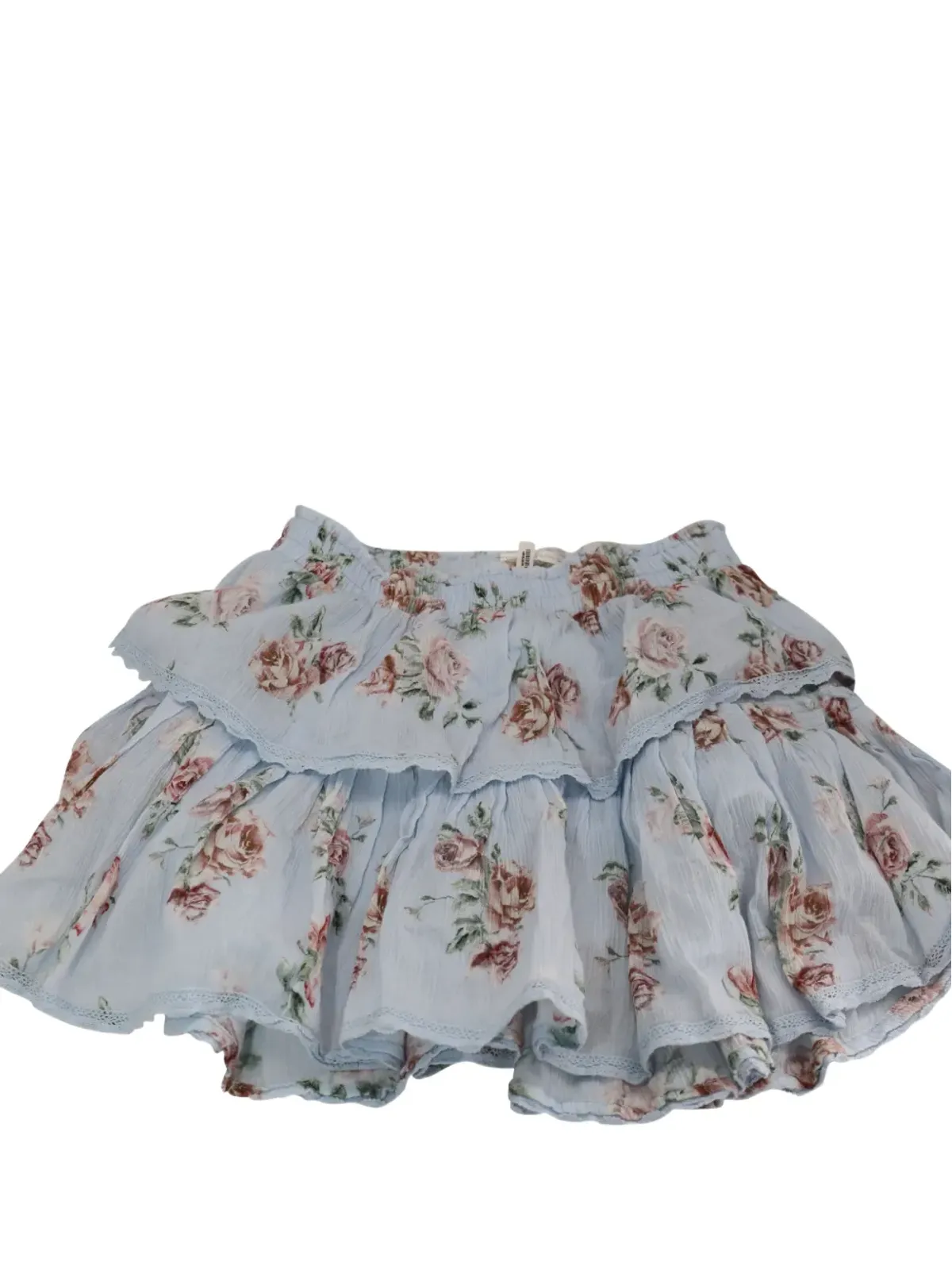 LoveShackFancy 花柄プリント タッセルディテール ブラウスとスカートのセット - ブルー - 画像5