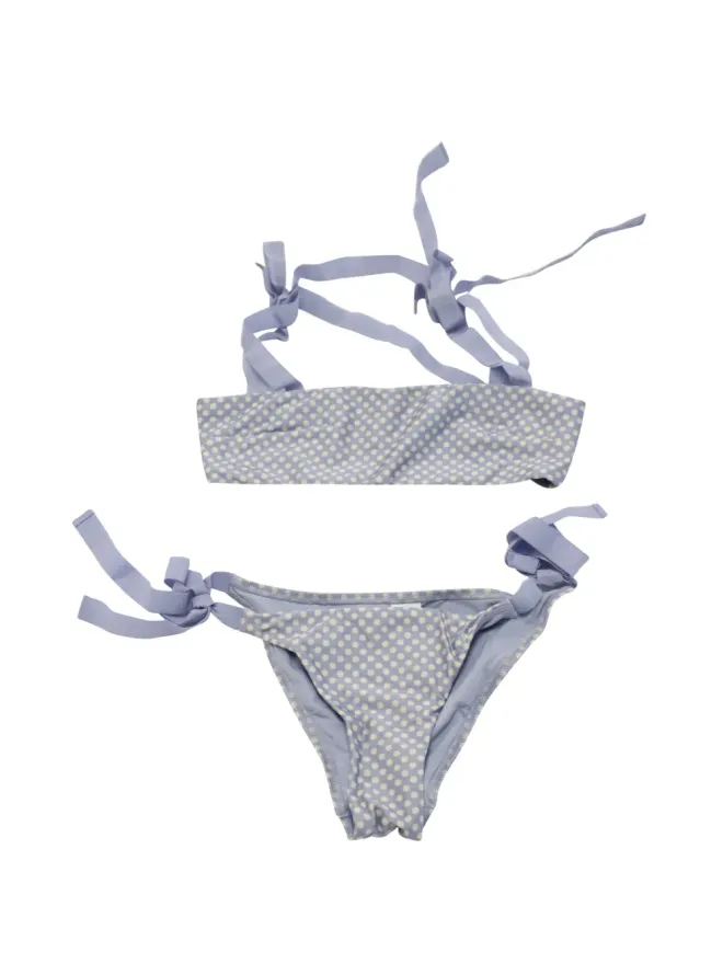 Zimmermann ZIMMERMANN polka-dot tie bikini - Blueの商品画像