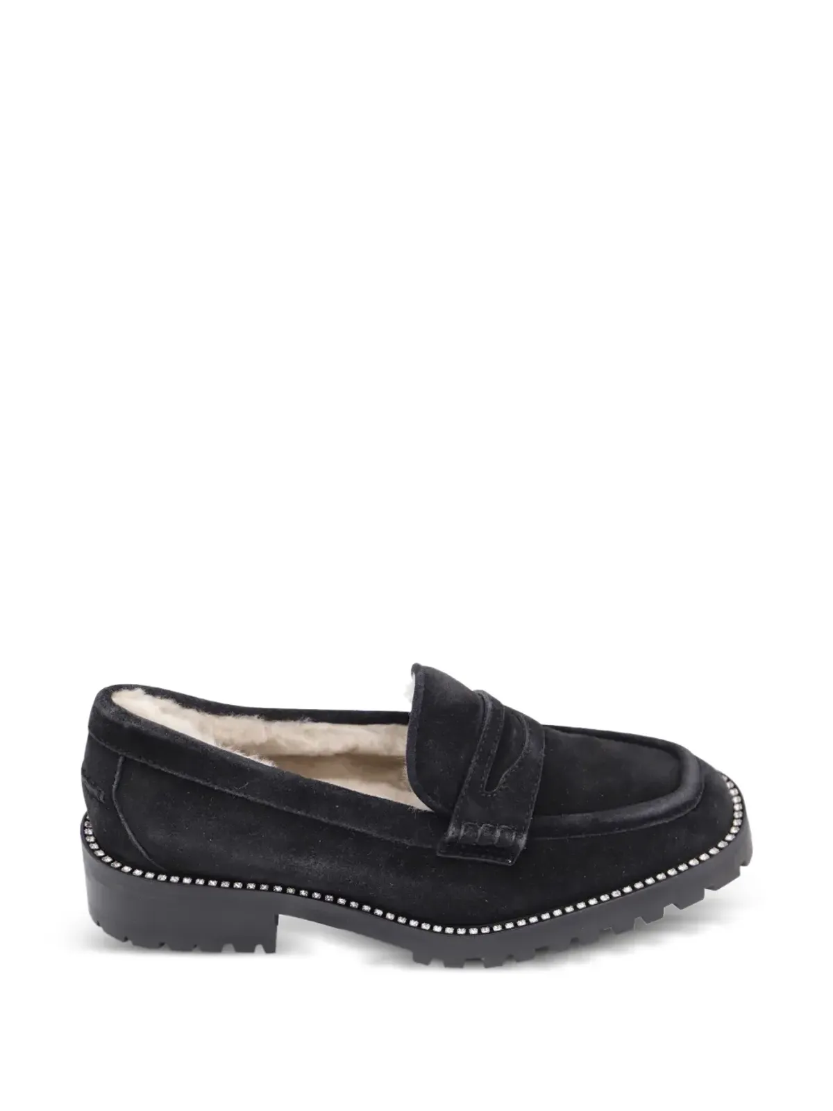 Jimmy Choo Pre-Owned クリスタル装飾ローファー - 画像1