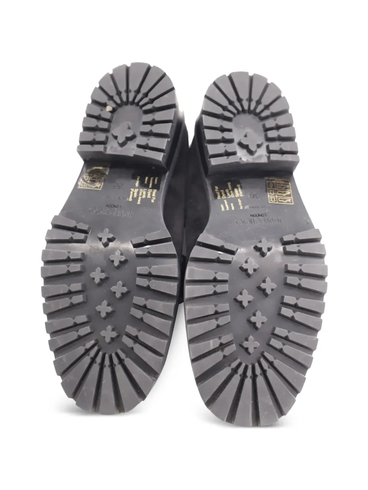 Jimmy Choo Pre-Owned クリスタル装飾ローファー - 画像5