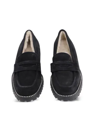 Jimmy Choo Pre-Owned クリスタル装飾ローファー - サムネイル4