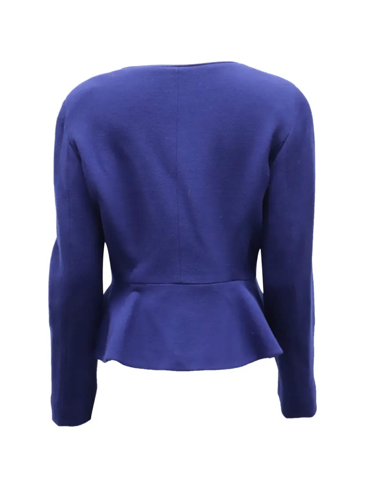 Emporio Armani Pre-Owned ジップペプラムジャケット - Blue - 画像2