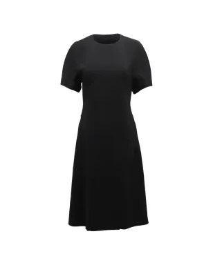 Alexander Wang ヴィンテージ 斜めウエストバンドのプリーツ ミディドレス ブラック - サムネイル1