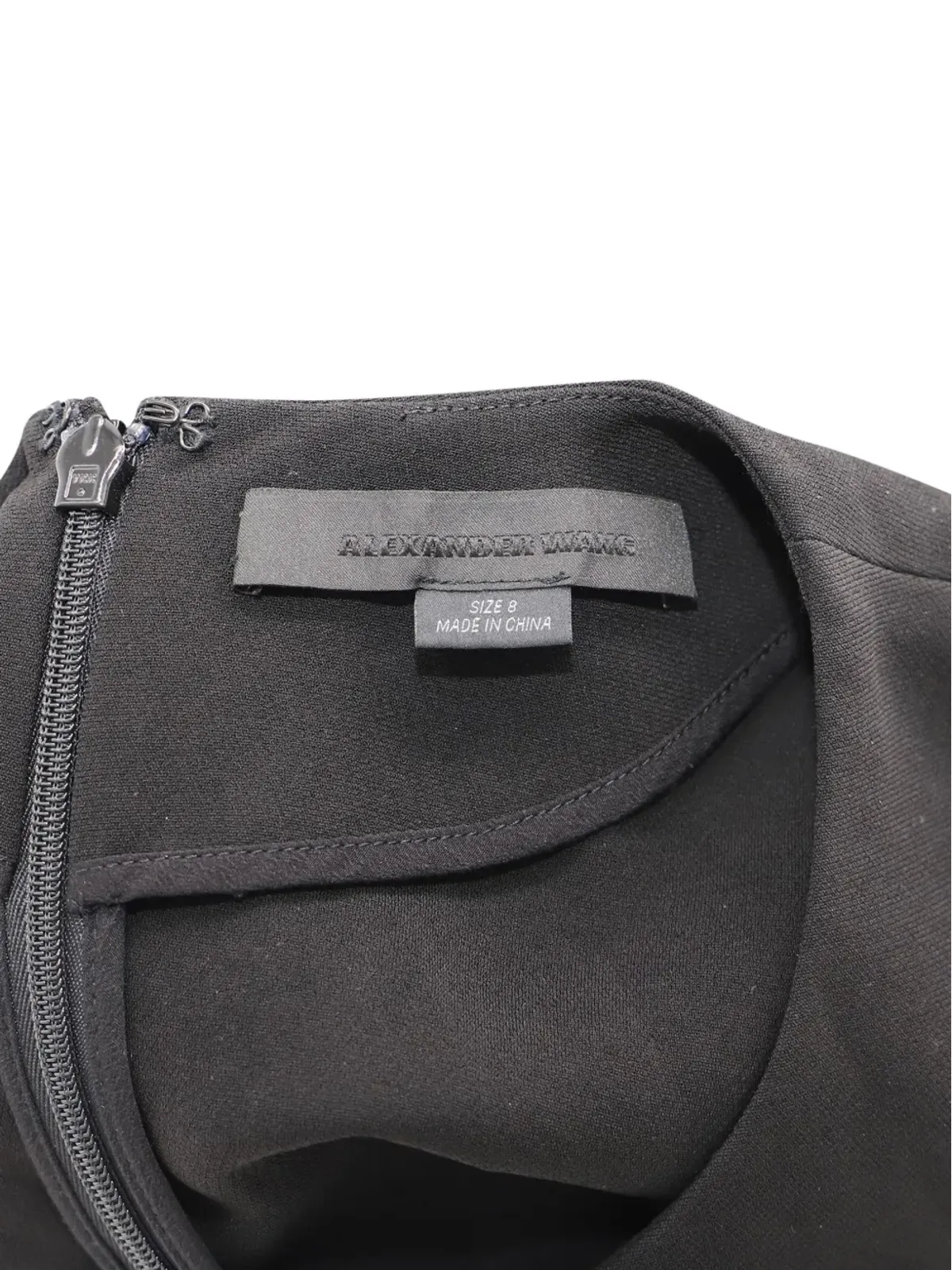 Alexander Wang ヴィンテージ 斜めウエストバンドのプリーツ ミディドレス ブラック - 画像4