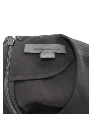 Alexander Wang ヴィンテージ 斜めウエストバンドのプリーツ ミディドレス ブラック - サムネイル4