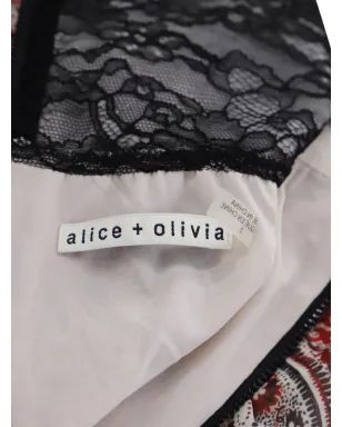 alice + olivia レースパネルのペイズリーマキシドレス - サムネイル3