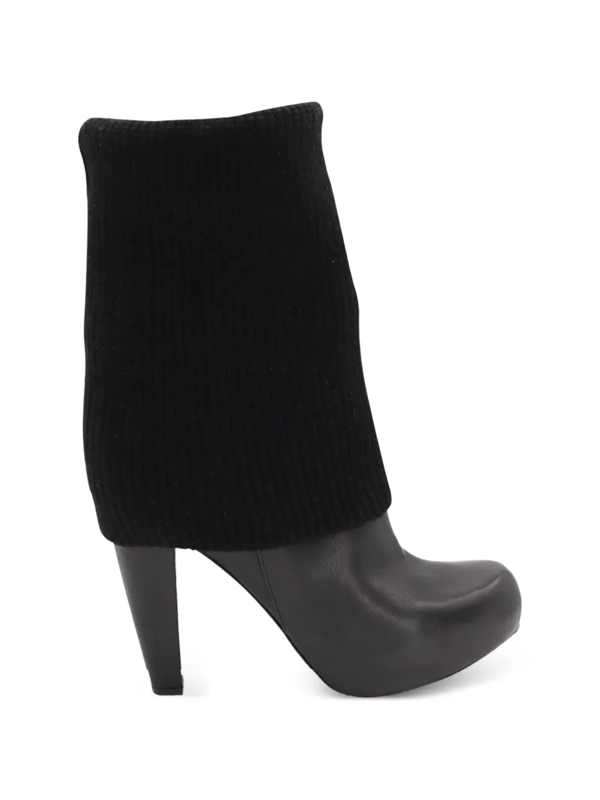 Loeffler Randall レザー編み込みウェンディブーツ - 画像1