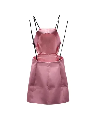 Pre-Owned Alexander Wang サテンミニドレス - ピンク - サムネイル2