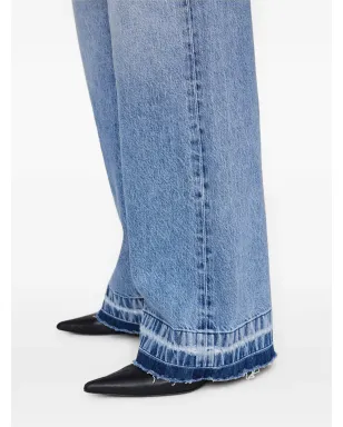 ANINE BING Lewis frayed wide-leg jeans - サムネイル5