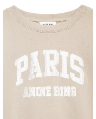ANINE BING パリ グラフィックプリント スウェットシャツ - サムネイル5