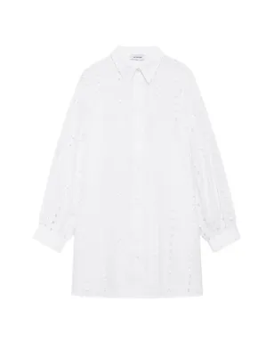 ANINE BING マリアーヌ broderie anglaise ドレス - White - サムネイル1