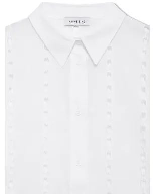 ANINE BING マリアーヌ broderie anglaise ドレス - White - サムネイル4
