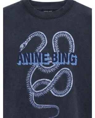 ANINE BING 蛇柄スウェットシャツ - サムネイル5