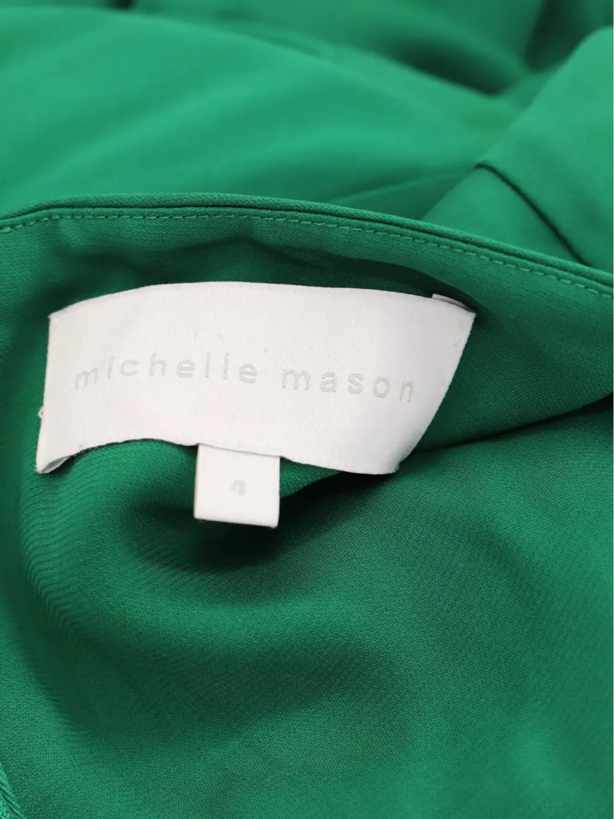 Michelle Mason カウルネック アシンメトリーミディドレス - 画像3