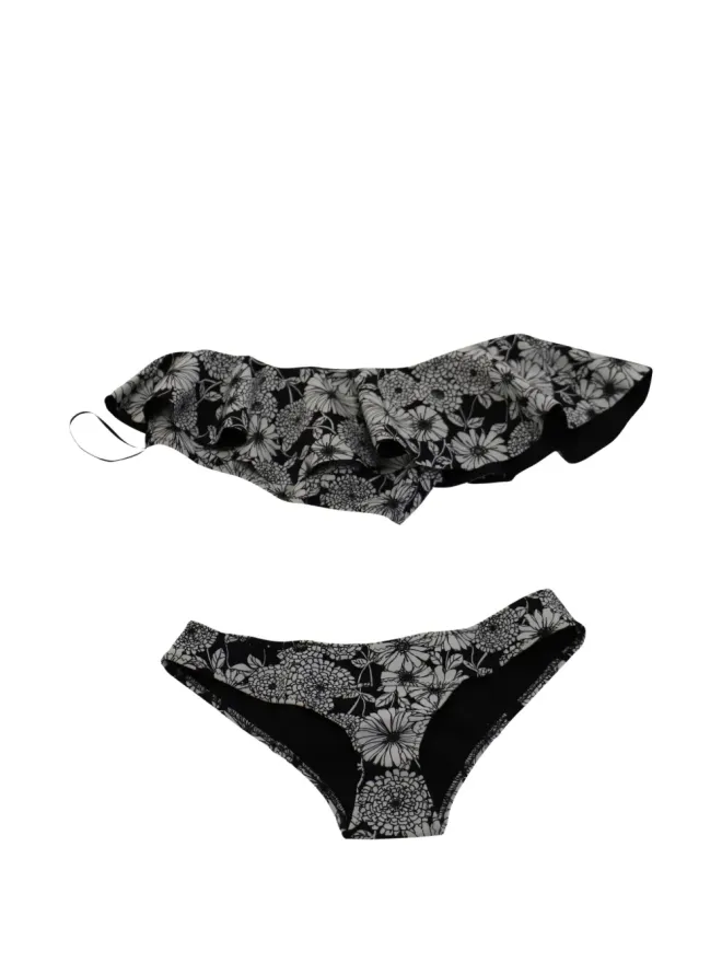 Lisa Marie Fernandez Lisa Marie Fernandez 花柄プリント ワンショルダービキニ ビンテージの商品画像