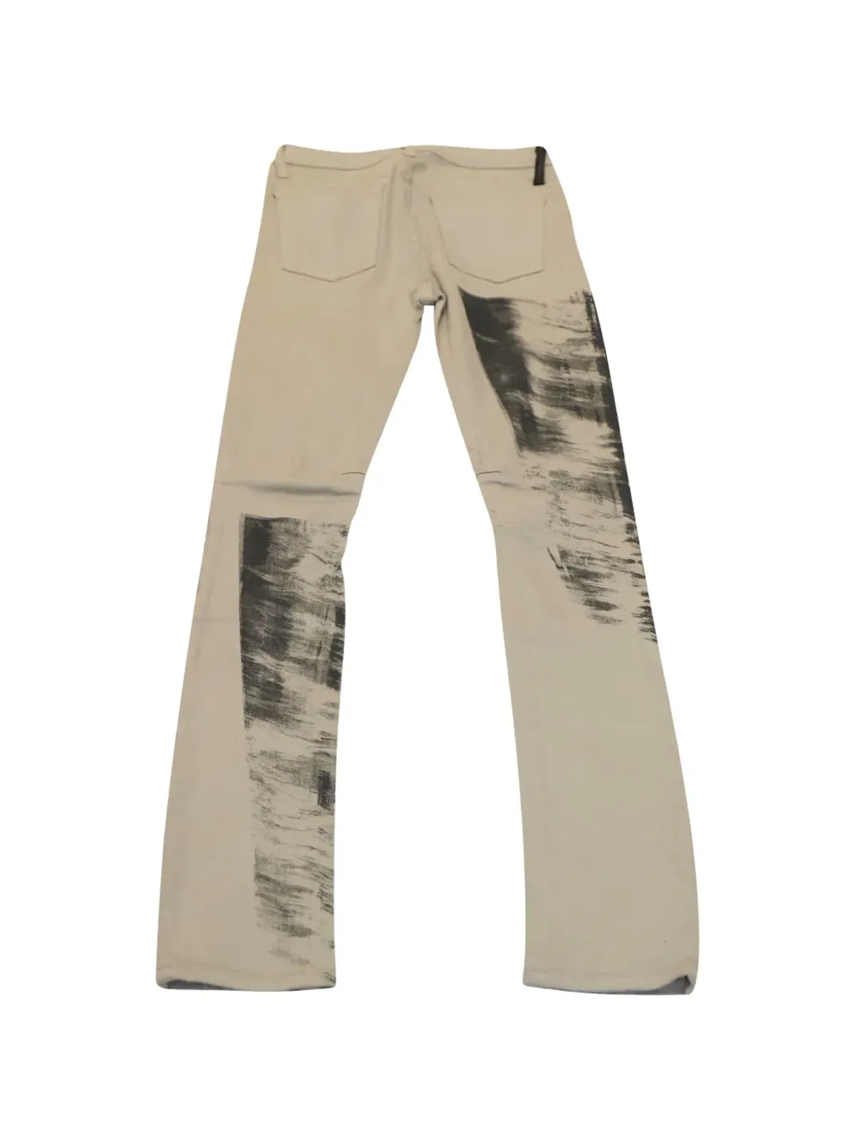 Helmut Lang Vintage ダーツ入りプリントパンツ - 画像2