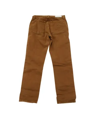RE/DONE 50s cigarette five-pocket trousers - Brown - サムネイル2