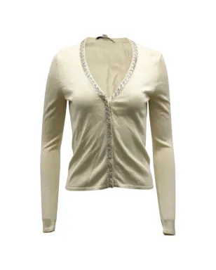 Diane Von Furstenberg Vintage embellished knit cardigan - Neutrals - サムネイル1