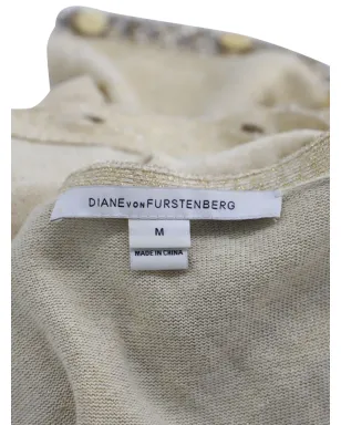 Diane Von Furstenberg Vintage embellished knit cardigan - Neutrals - サムネイル3