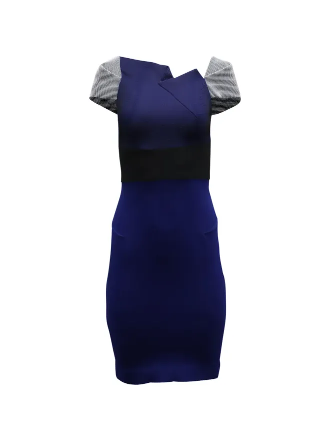 Rm By Roland Mouret Rm By Roland Mouret コントラストスリーブドレスの商品画像