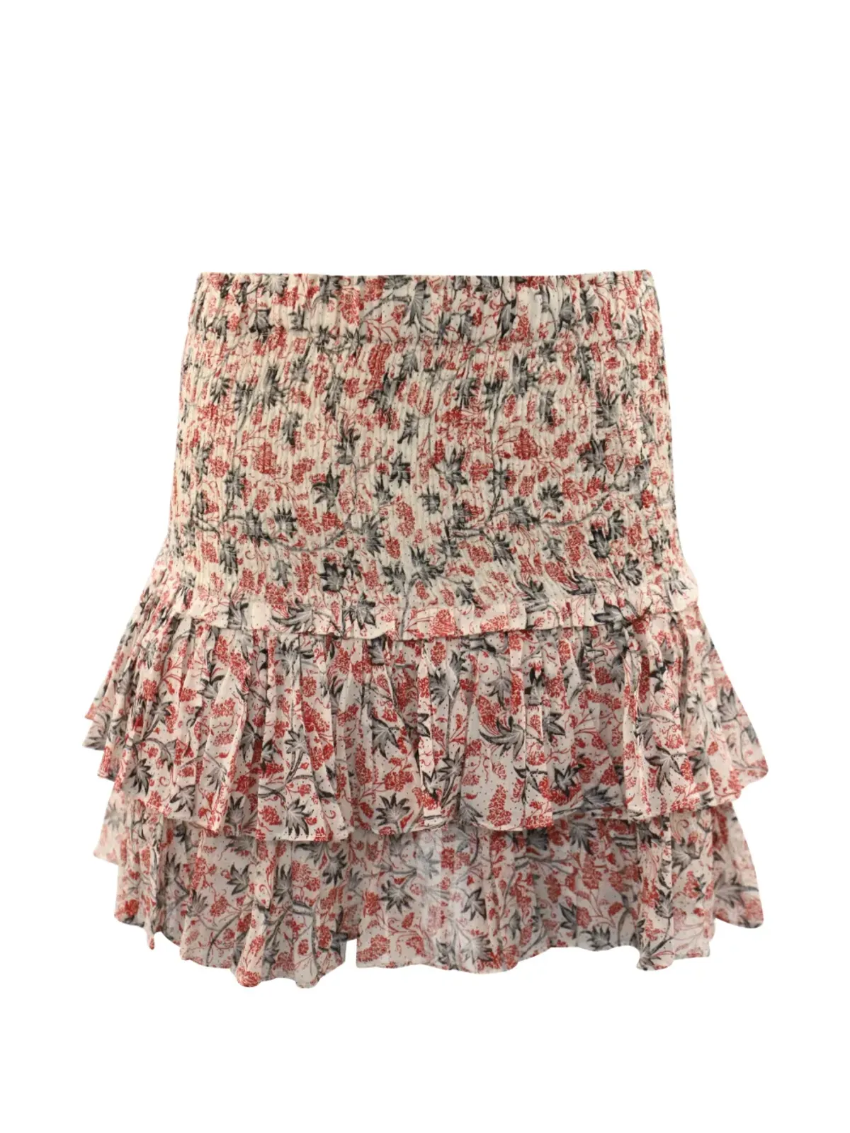 Isabel Marant Vintage ナオミ コットン ティアード スカート - 画像2