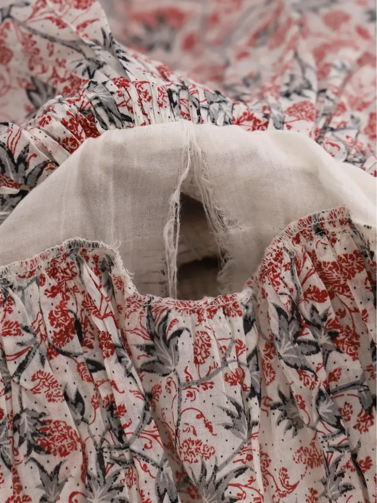 Isabel Marant Vintage ナオミ コットン ティアード スカート - 画像4