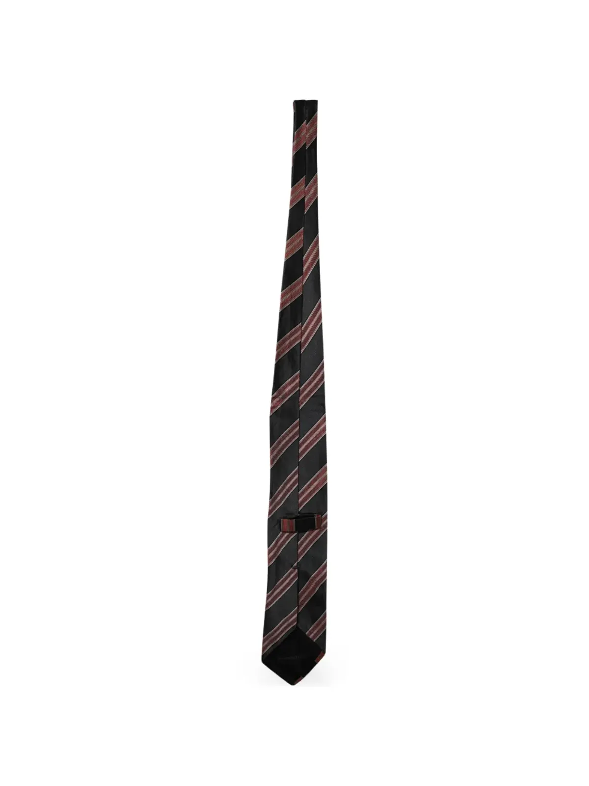 Ermenegildo Zegna Vintage ストライプ柄シルクタイ - 画像2