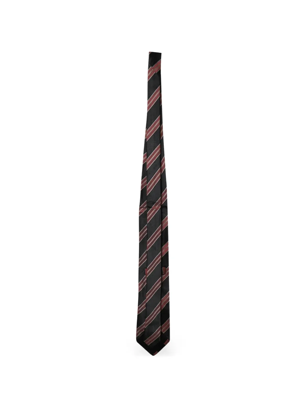 Ermenegildo Zegna Vintage ストライプ柄シルクタイ - 画像3