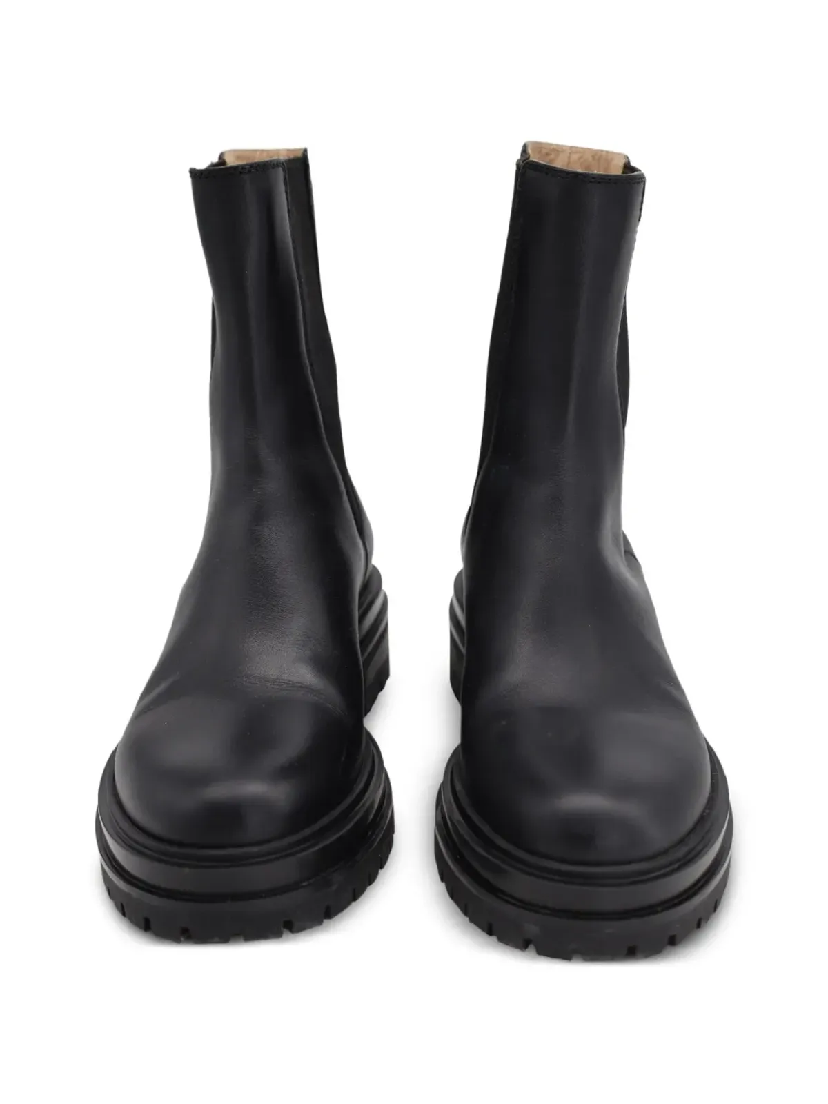 Gianvito Rossi チェスター レザー ブーツ - 画像4